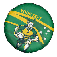 Personalized Australia Rugby Champion Spare Tire Cover Wallabies Mascot with Sporty Style - Wonder Print Shop