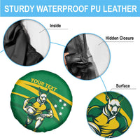 Personalized Australia Rugby Champion Spare Tire Cover Wallabies Mascot with Sporty Style - Wonder Print Shop