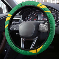 Australia Rugby Champion Steering Wheel Cover Wallabies Mascot with Sporty Style - Wonder Print Shop