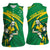 Personalized Australia Rugby Champion Women Sleeveless Polo Shirt Wallabies Mascot with Sporty Style - Wonder Print Shop