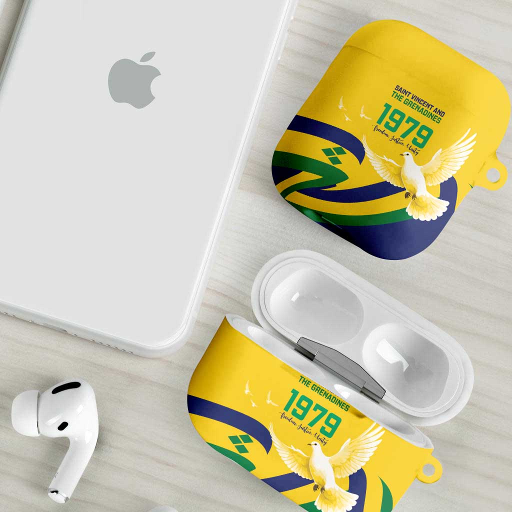 Saint Vincent and the Grenadines AirPods Case Gratitude to the Land Pride Since 1979 - Wonder Print Shop