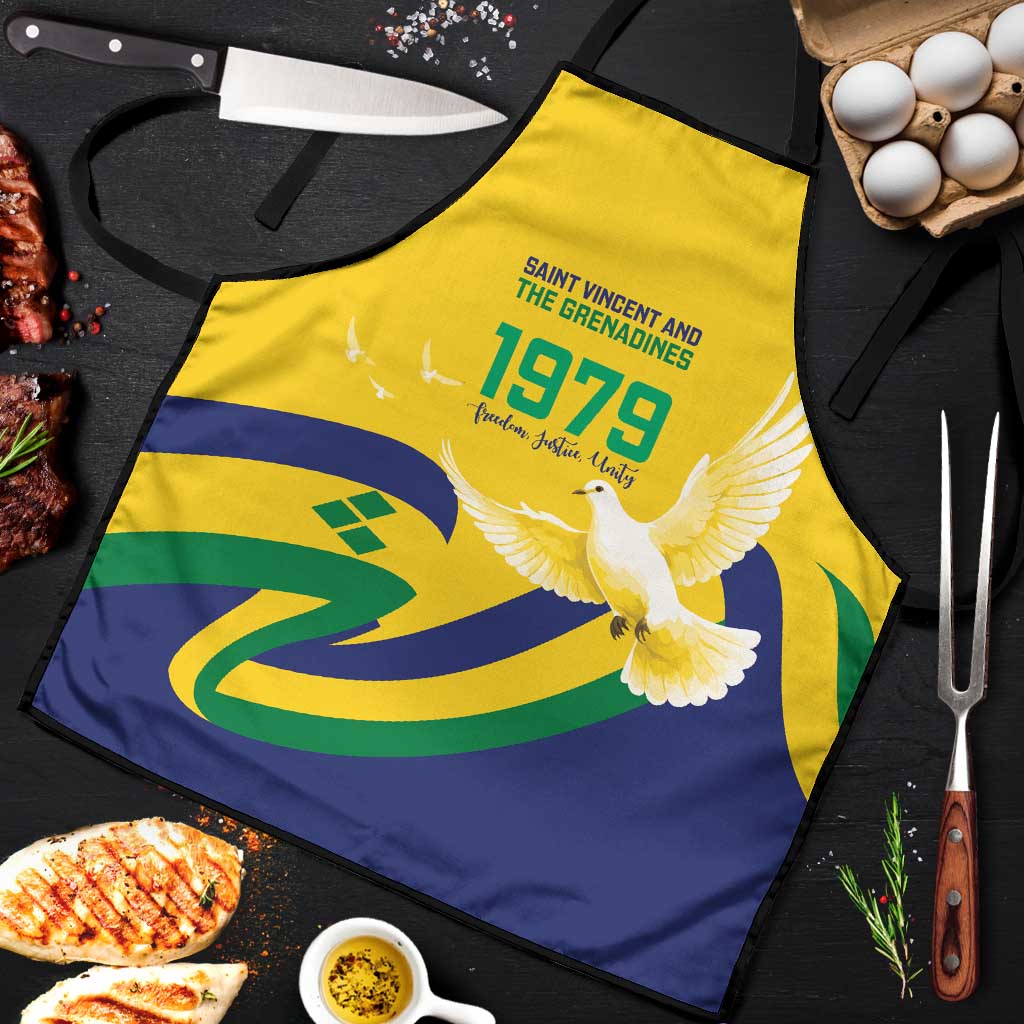Saint Vincent and the Grenadines Apron Gratitude to the Land Pride Since 1979 - Wonder Print Shop