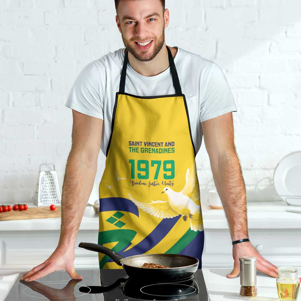 Saint Vincent and the Grenadines Apron Gratitude to the Land Pride Since 1979 - Wonder Print Shop