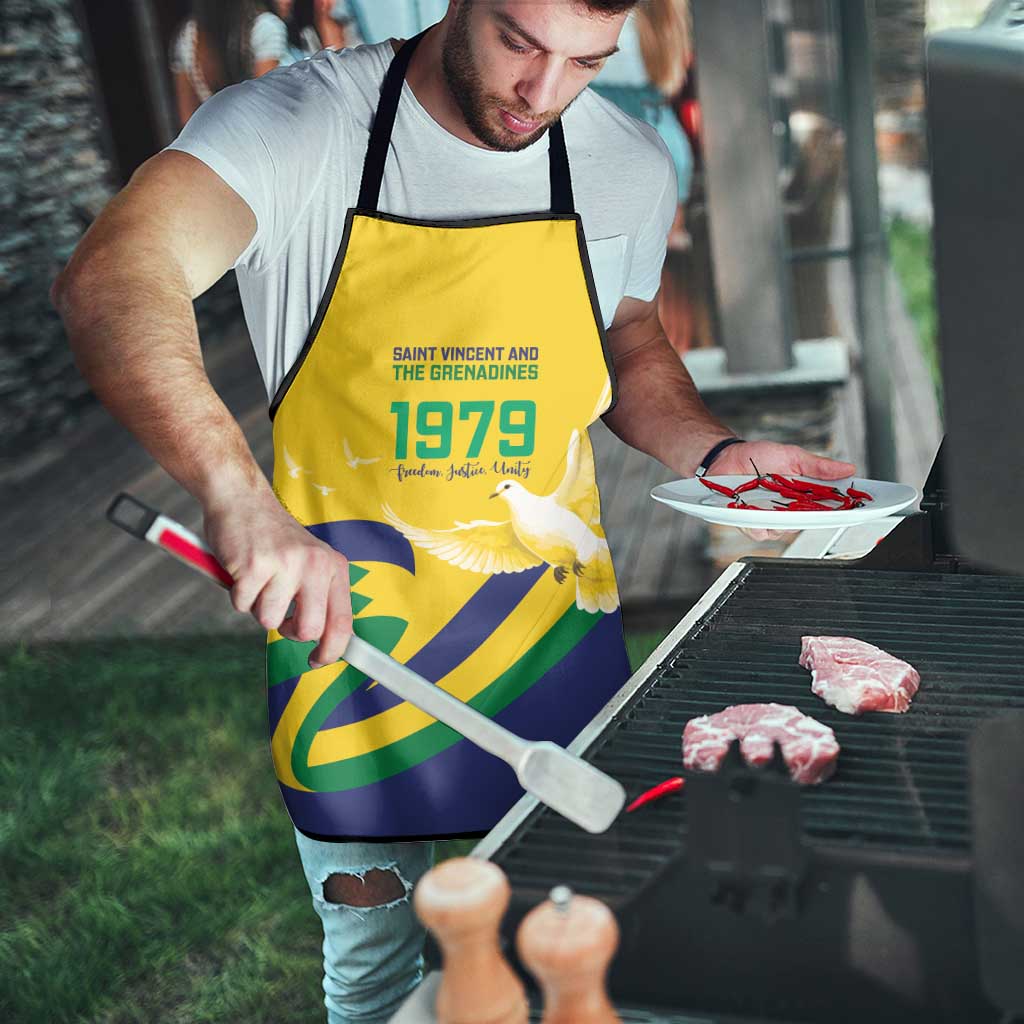 Saint Vincent and the Grenadines Apron Gratitude to the Land Pride Since 1979 - Wonder Print Shop