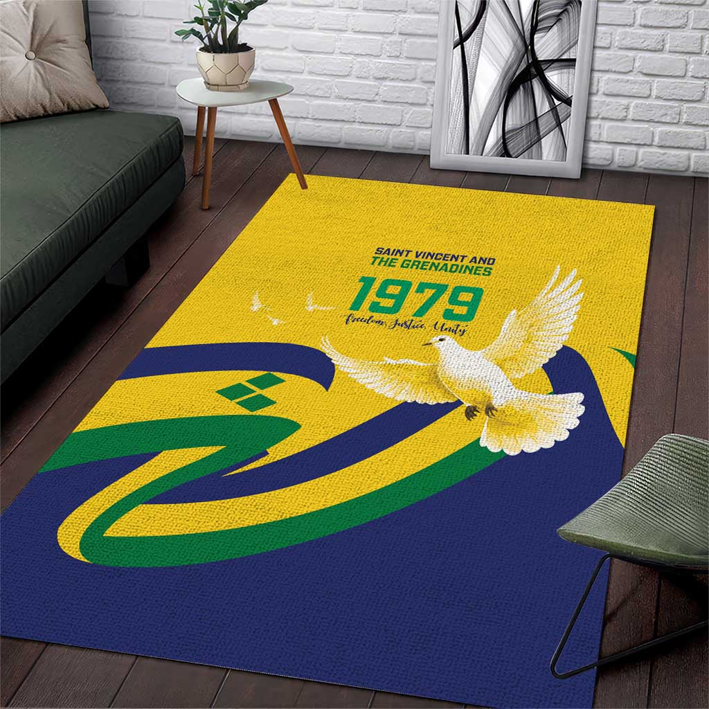 Saint Vincent and the Grenadines Area Rug Gratitude to the Land Pride Since 1979 - Wonder Print Shop