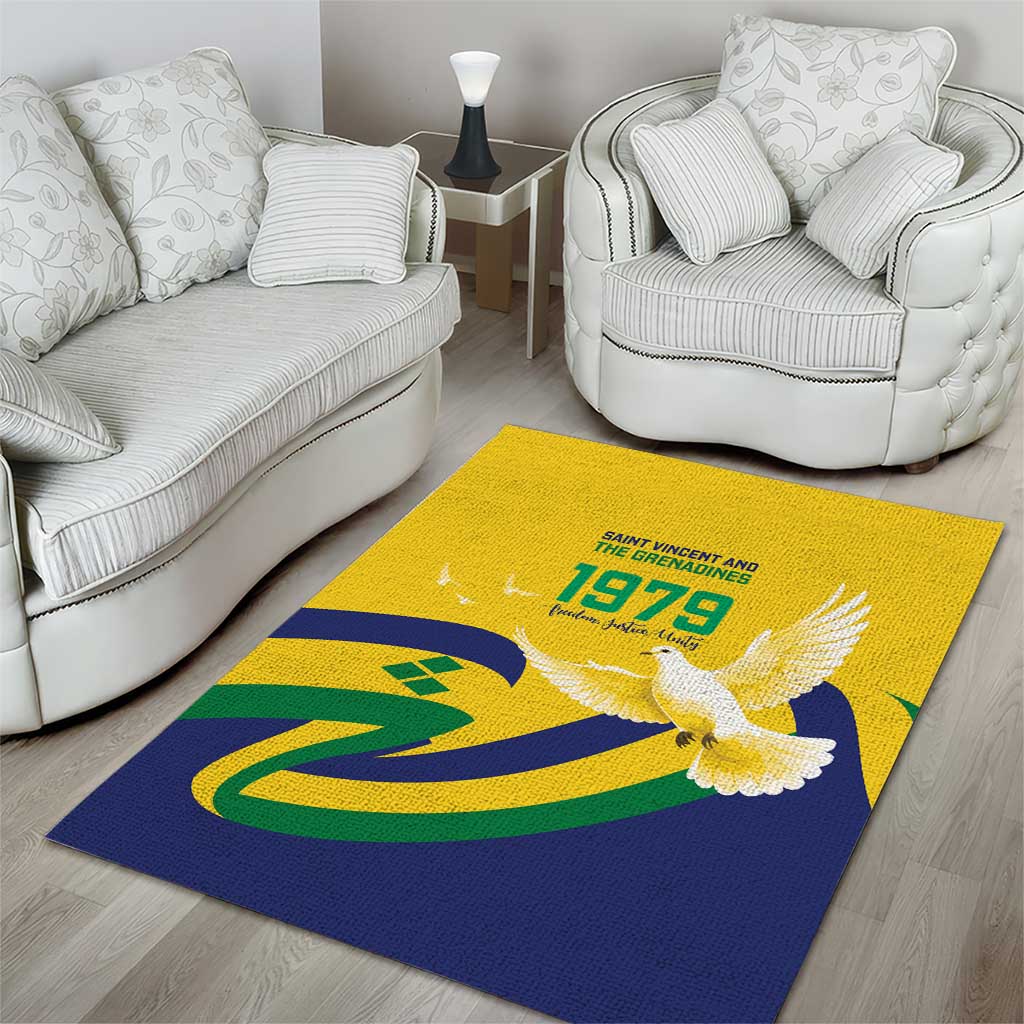 Saint Vincent and the Grenadines Area Rug Gratitude to the Land Pride Since 1979 - Wonder Print Shop