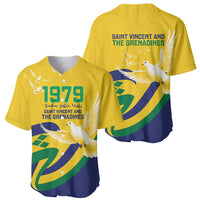 Saint Vincent and the Grenadines Baseball Jersey Gratitude to the Land Pride Since 1979 - Wonder Print Shop