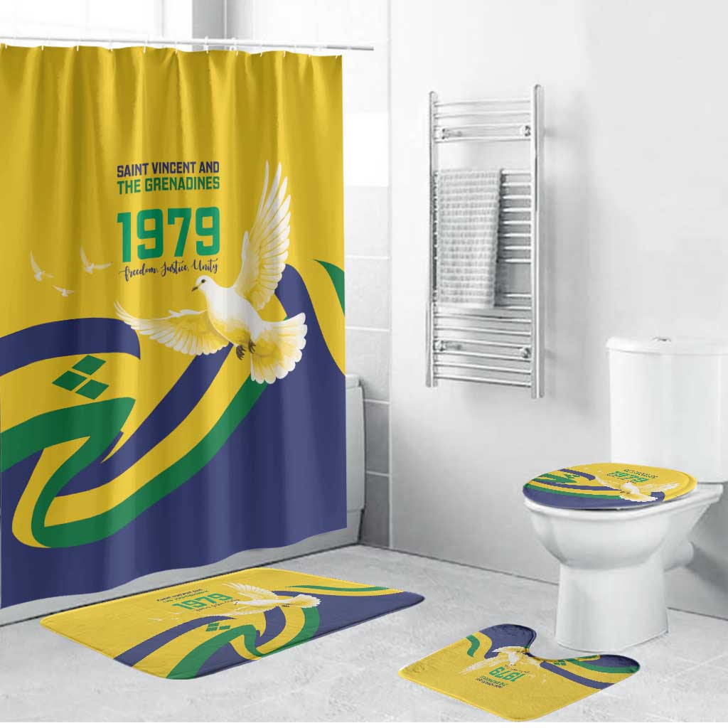 Saint Vincent and the Grenadines Bathroom Set Gratitude to the Land Pride Since 1979 - Wonder Print Shop