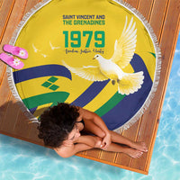 Saint Vincent and the Grenadines Beach Blanket Gratitude to the Land Pride Since 1979 - Wonder Print Shop
