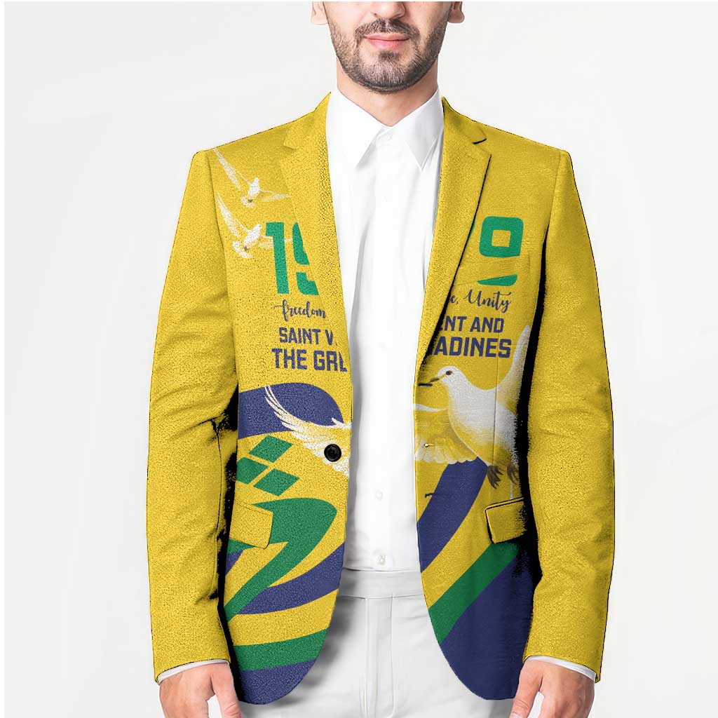 Saint Vincent and the Grenadines Blazer Gratitude to the Land Pride Since 1979 - Wonder Print Shop