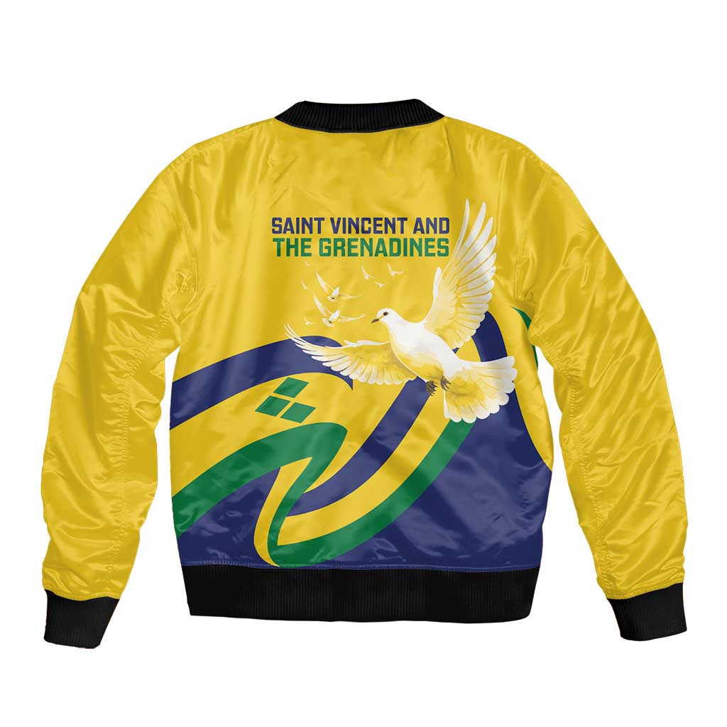 Saint Vincent and the Grenadines Bomber Jacket Gratitude to the Land Pride Since 1979 - Wonder Print Shop