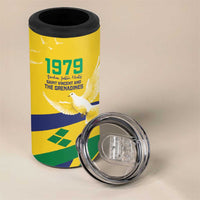 Saint Vincent and the Grenadines 4 in 1 Can Cooler Tumbler Gratitude to the Land Pride Since 1979 - Wonder Print Shop