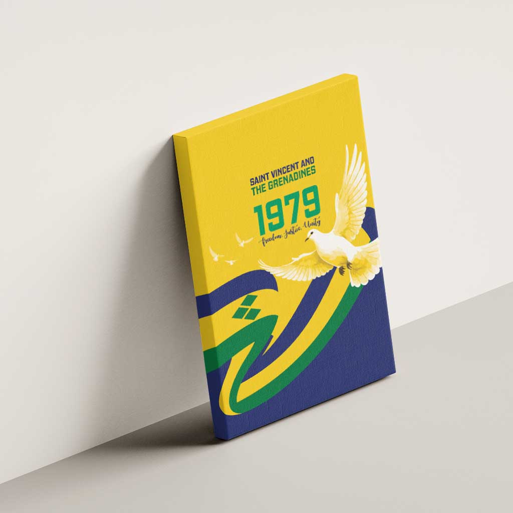Saint Vincent and the Grenadines Canvas Wall Art Gratitude to the Land Pride Since 1979 - Wonder Print Shop