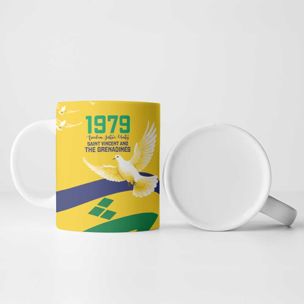 Saint Vincent and the Grenadines Ceramic Mug Gratitude to the Land Pride Since 1979 - Wonder Print Shop