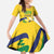 Saint Vincent and the Grenadines Family Matching Off The Shoulder Long Sleeve Dress and Hawaiian Shirt Gratitude to the Land Pride Since 1979 - Wonder Print Shop