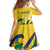 Saint Vincent and the Grenadines Family Matching Off The Shoulder Long Sleeve Dress and Hawaiian Shirt Gratitude to the Land Pride Since 1979 - Wonder Print Shop