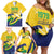 Saint Vincent and the Grenadines Family Matching Off Shoulder Short Dress and Hawaiian Shirt Gratitude to the Land Pride Since 1979 - Wonder Print Shop