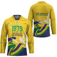 Saint Vincent and the Grenadines Hockey Jersey Gratitude to the Land Pride Since 1979 - Wonder Print Shop