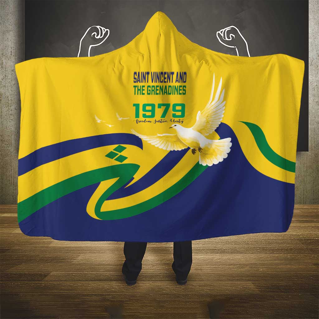 Saint Vincent and the Grenadines Hooded Blanket Gratitude to the Land Pride Since 1979 - Wonder Print Shop