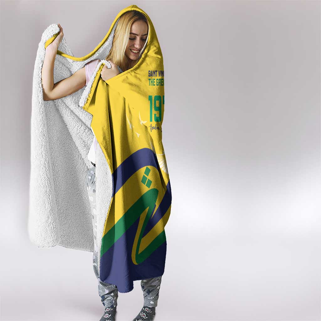 Saint Vincent and the Grenadines Hooded Blanket Gratitude to the Land Pride Since 1979 - Wonder Print Shop