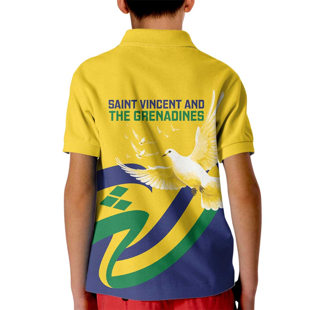 Saint Vincent and the Grenadines Kid Polo Shirt Gratitude to the Land Pride Since 1979 - Wonder Print Shop