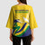 Saint Vincent and the Grenadines Kimono Sleeve Blouse Gratitude to the Land Pride Since 1979 - Wonder Print Shop