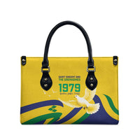 Saint Vincent and the Grenadines Leather Bag Gratitude to the Land Pride Since 1979 - Wonder Print Shop