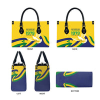 Saint Vincent and the Grenadines Leather Bag Gratitude to the Land Pride Since 1979 - Wonder Print Shop