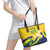 Saint Vincent and the Grenadines Leather Tote Bag Gratitude to the Land Pride Since 1979 - Wonder Print Shop