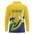 Saint Vincent and the Grenadines Long Sleeve Polo Shirt Gratitude to the Land Pride Since 1979 - Wonder Print Shop