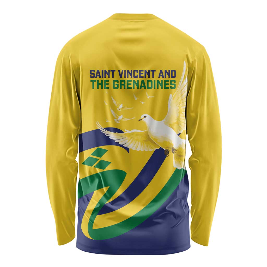 Saint Vincent and the Grenadines Long Sleeve Shirt Gratitude to the Land Pride Since 1979 - Wonder Print Shop