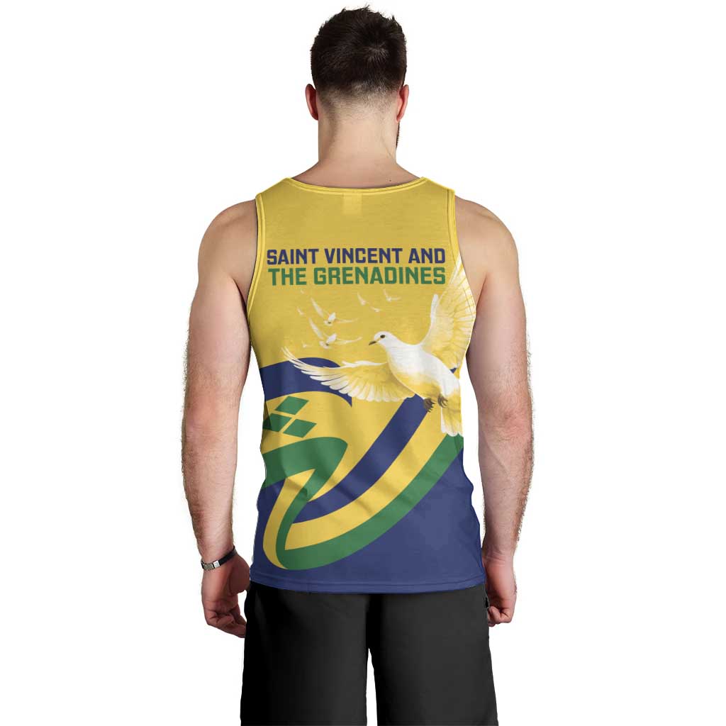 Saint Vincent and the Grenadines Men Tank Top Gratitude to the Land Pride Since 1979 - Wonder Print Shop