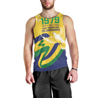 Saint Vincent and the Grenadines Men Tank Top Gratitude to the Land Pride Since 1979 - Wonder Print Shop
