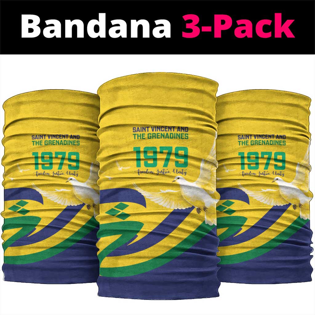 Saint Vincent and the Grenadines Neck Gaiter Gratitude to the Land Pride Since 1979 - Wonder Print Shop