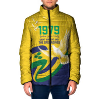 Saint Vincent and the Grenadines Padded Jacket Gratitude to the Land Pride Since 1979 - Wonder Print Shop