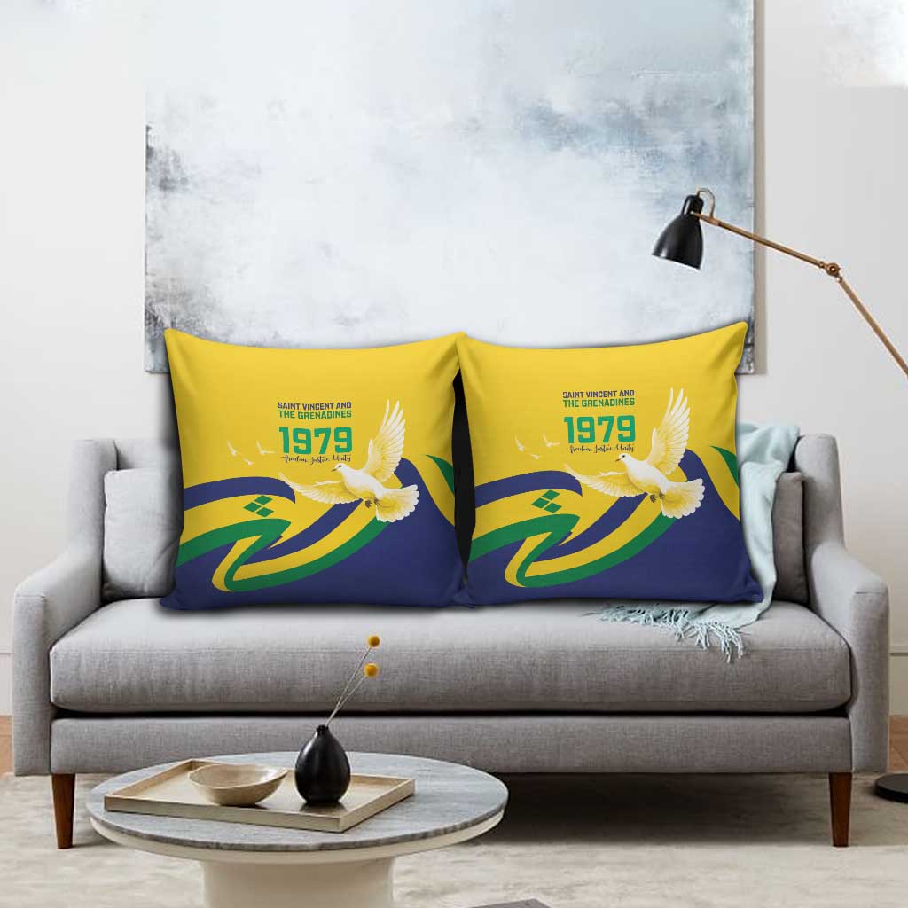 Saint Vincent and the Grenadines Pillow Cover Gratitude to the Land Pride Since 1979 - Wonder Print Shop