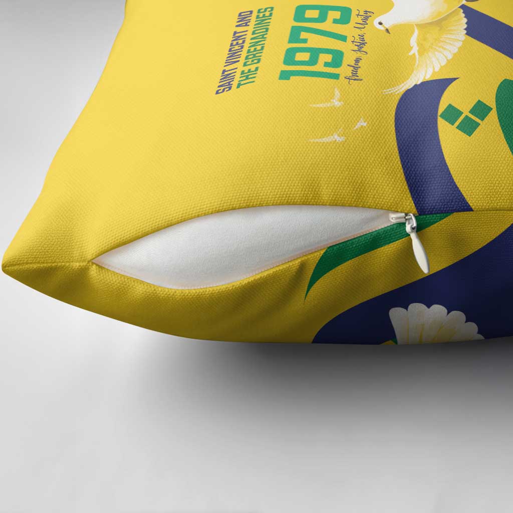 Saint Vincent and the Grenadines Pillow Cover Gratitude to the Land Pride Since 1979 - Wonder Print Shop