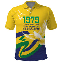 Saint Vincent and the Grenadines Polo Shirt Gratitude to the Land Pride Since 1979 - Wonder Print Shop