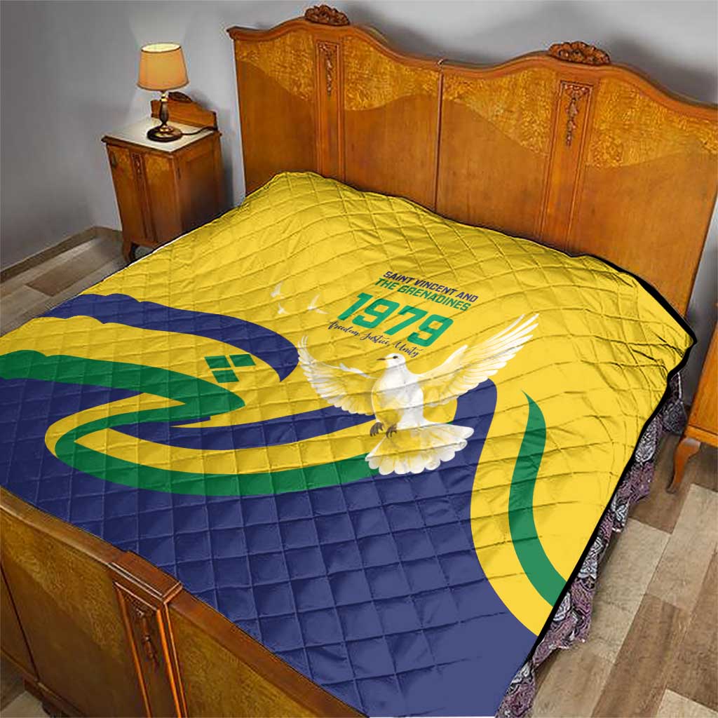 Saint Vincent and the Grenadines Quilt Gratitude to the Land Pride Since 1979 - Wonder Print Shop