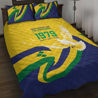 Saint Vincent and the Grenadines Quilt Bed Set Gratitude to the Land Pride Since 1979 - Wonder Print Shop