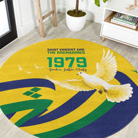 Saint Vincent and the Grenadines Round Carpet Gratitude to the Land Pride Since 1979 - Wonder Print Shop