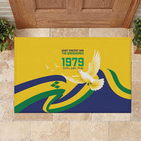 Saint Vincent and the Grenadines Rubber Doormat Gratitude to the Land Pride Since 1979 - Wonder Print Shop