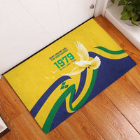 Saint Vincent and the Grenadines Rubber Doormat Gratitude to the Land Pride Since 1979 - Wonder Print Shop