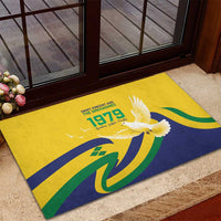 Saint Vincent and the Grenadines Rubber Doormat Gratitude to the Land Pride Since 1979 - Wonder Print Shop