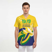 Saint Vincent and the Grenadines Scrub Top Gratitude to the Land Pride Since 1979 - Wonder Print Shop