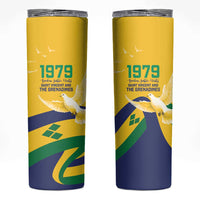 Saint Vincent and the Grenadines Skinny Tumbler Gratitude to the Land Pride Since 1979 - Wonder Print Shop