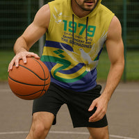 Saint Vincent and the Grenadines Sleeveless Hoodie Gratitude to the Land Pride Since 1979 - Wonder Print Shop