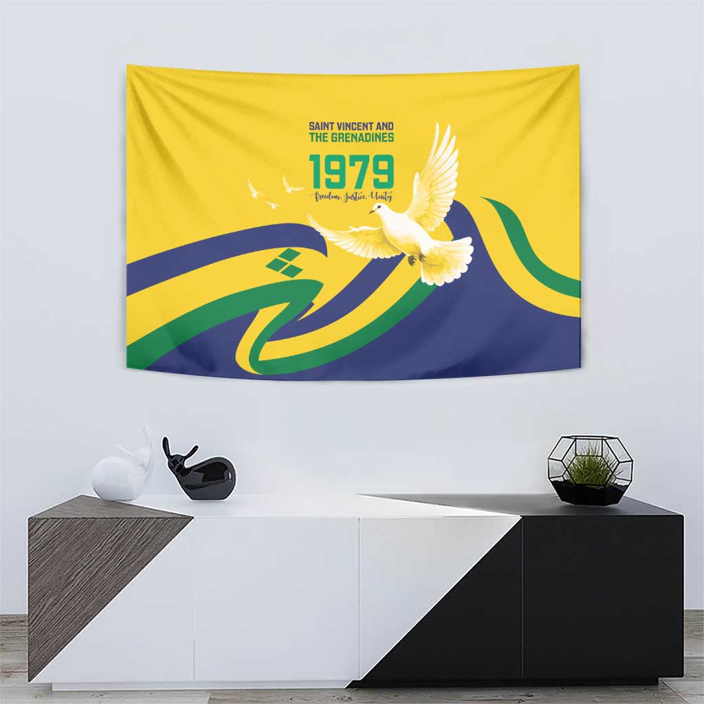 Saint Vincent and the Grenadines Tapestry Gratitude to the Land Pride Since 1979 - Wonder Print Shop
