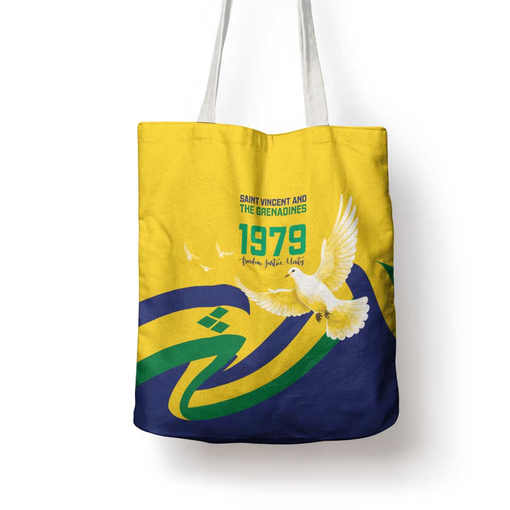 Saint Vincent and the Grenadines Tote Bag Gratitude to the Land Pride Since 1979 - Wonder Print Shop