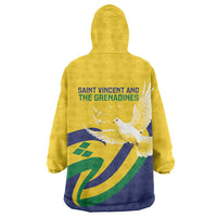 Saint Vincent and the Grenadines Wearable Blanket Hoodie Gratitude to the Land Pride Since 1979 - Wonder Print Shop